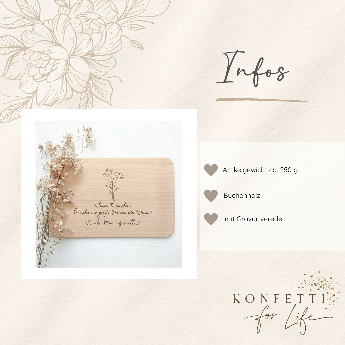 Frühstücksbrett für Grillfans zum Vatertag