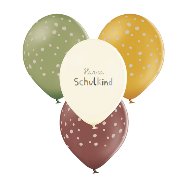 Luftballons Hurra Schulkind