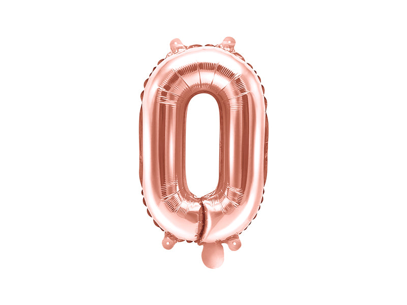 Zahlenballon Roségold