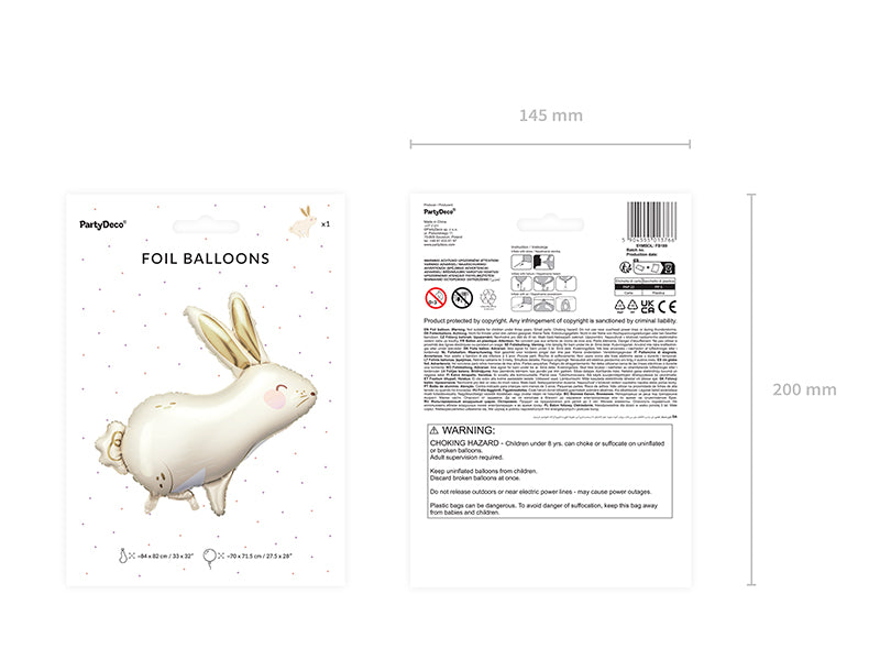 Folienballon Hase