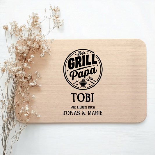 Frühstücksbrett für Grillfans zum Vatertag