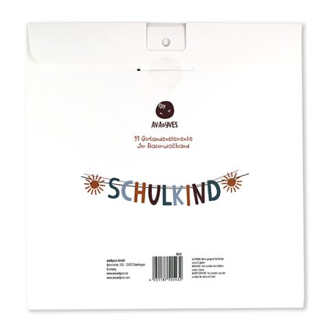 Girlande Schulkind