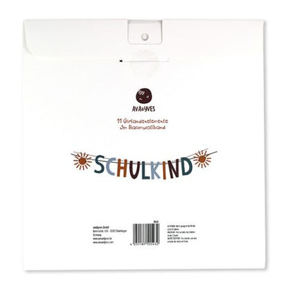 Girlande Schulkind