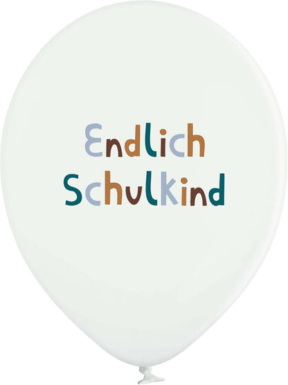 Luftballons ENDLICH SCHULKIND