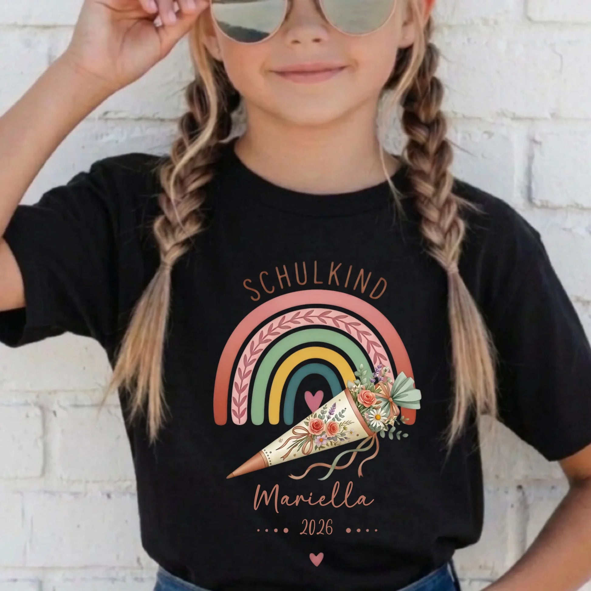 Organic Kids Fitted T-shirt _ SOL'S Pioneer Kids schwarz