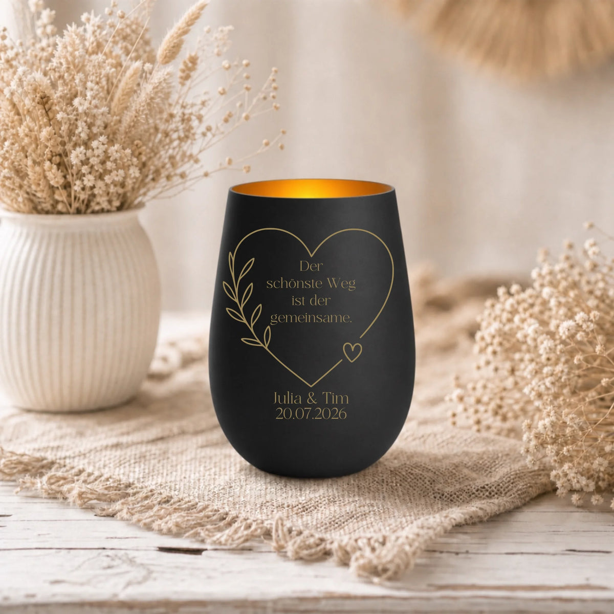 Windlicht schwarz-gold2