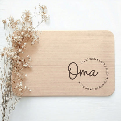 Frühstücksbrett für Oma und Opa