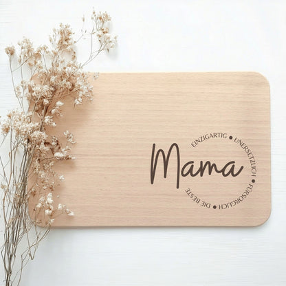 Frühstücksbrett für Mama