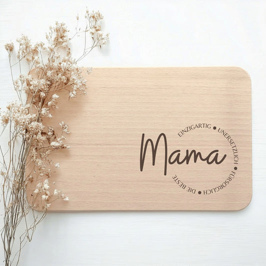 Frühstücksbrett für Mama