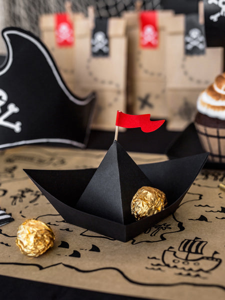 Tischdeko Piratenschiff