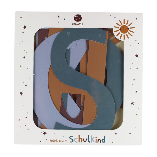 Girlande Schulkind