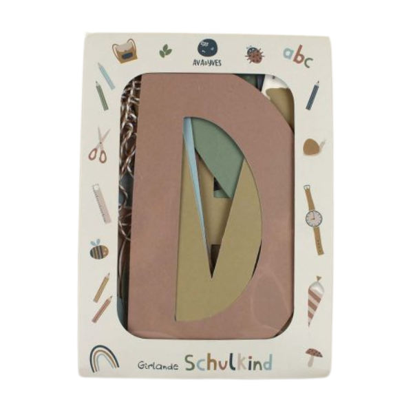 Girlande Schulkind