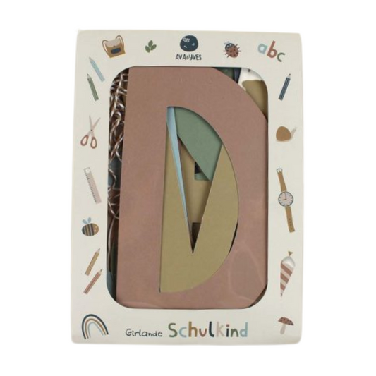 Girlande Schulkind