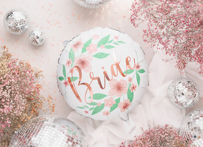 Folienballon Bride Blumen