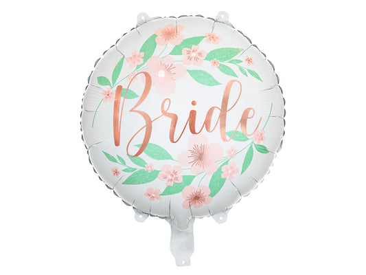 Folienballon Bride Blumen