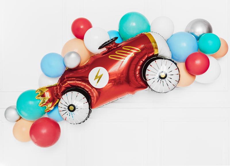 Folienballon Rennauto
