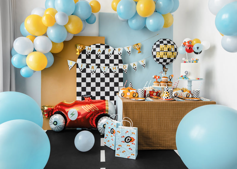 Folienballon Rennauto