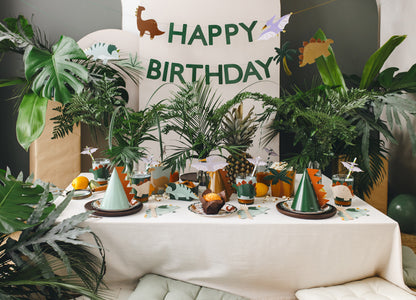 Girlande Happy Birthday Dino