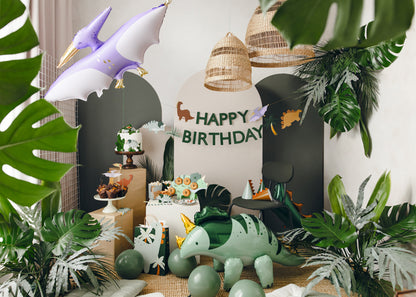 Girlande Happy Birthday Dino
