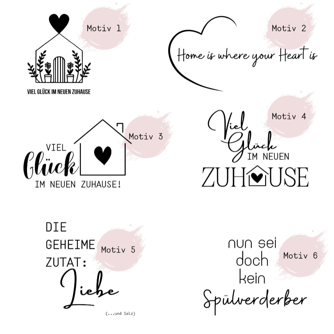 Geschirrtuch, Geschenk zur Einweihung, zum Einzug