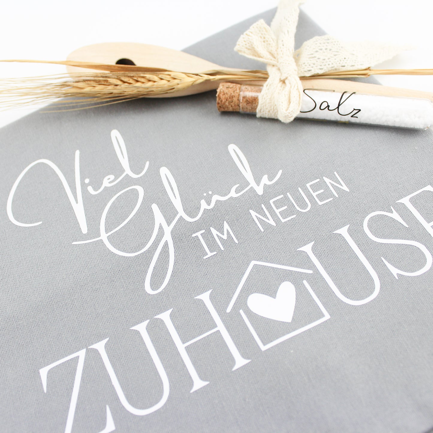 Geschirrtuch, Geschenk zur Einweihung, zum Einzug