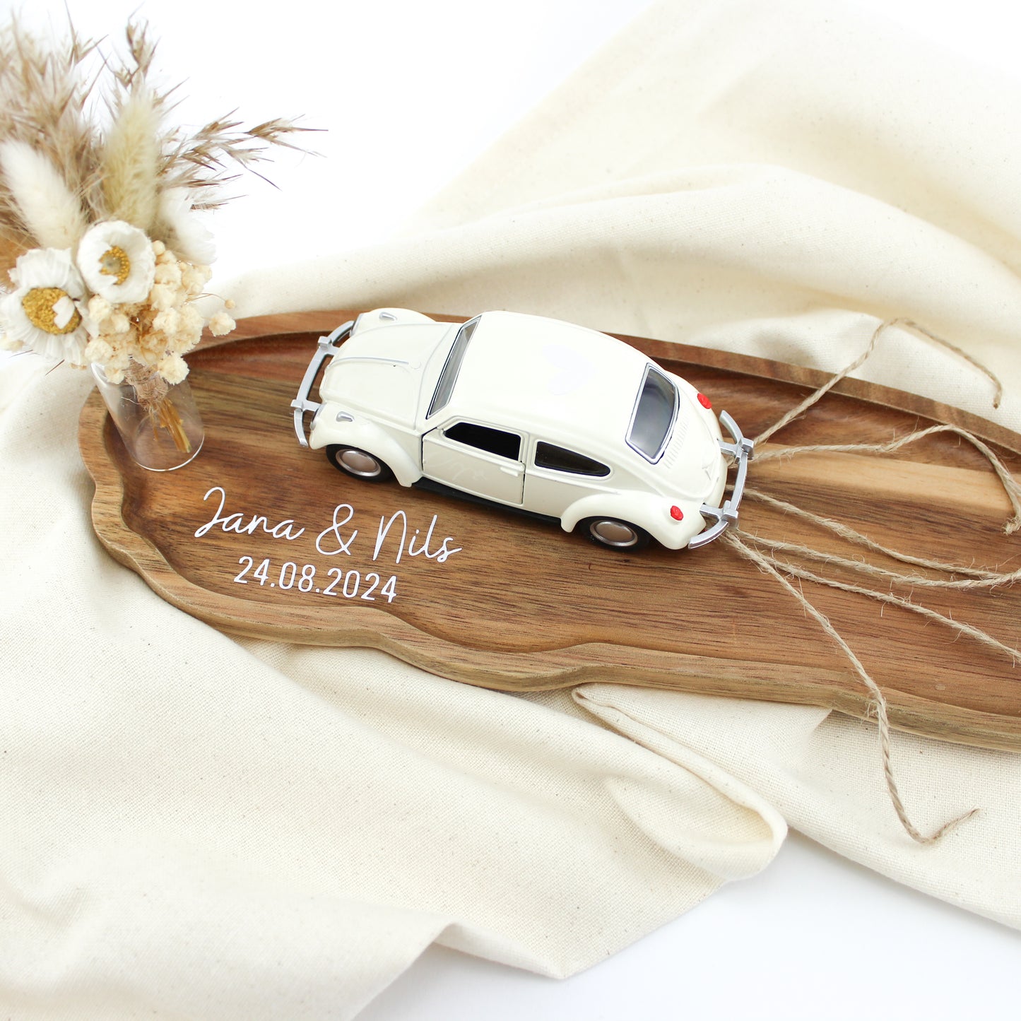Personalisiertes Hochzeitstablett - Kreatives Geldgeschenk zur Hochzeit