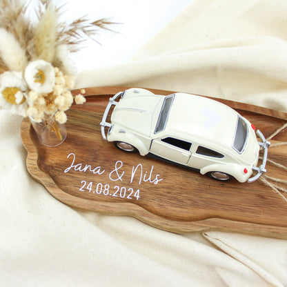 Personalisiertes Hochzeitstablett - Kreatives Geldgeschenk zur Hochzeit