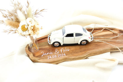 Personalisiertes Hochzeitstablett - Kreatives Geldgeschenk zur Hochzeit