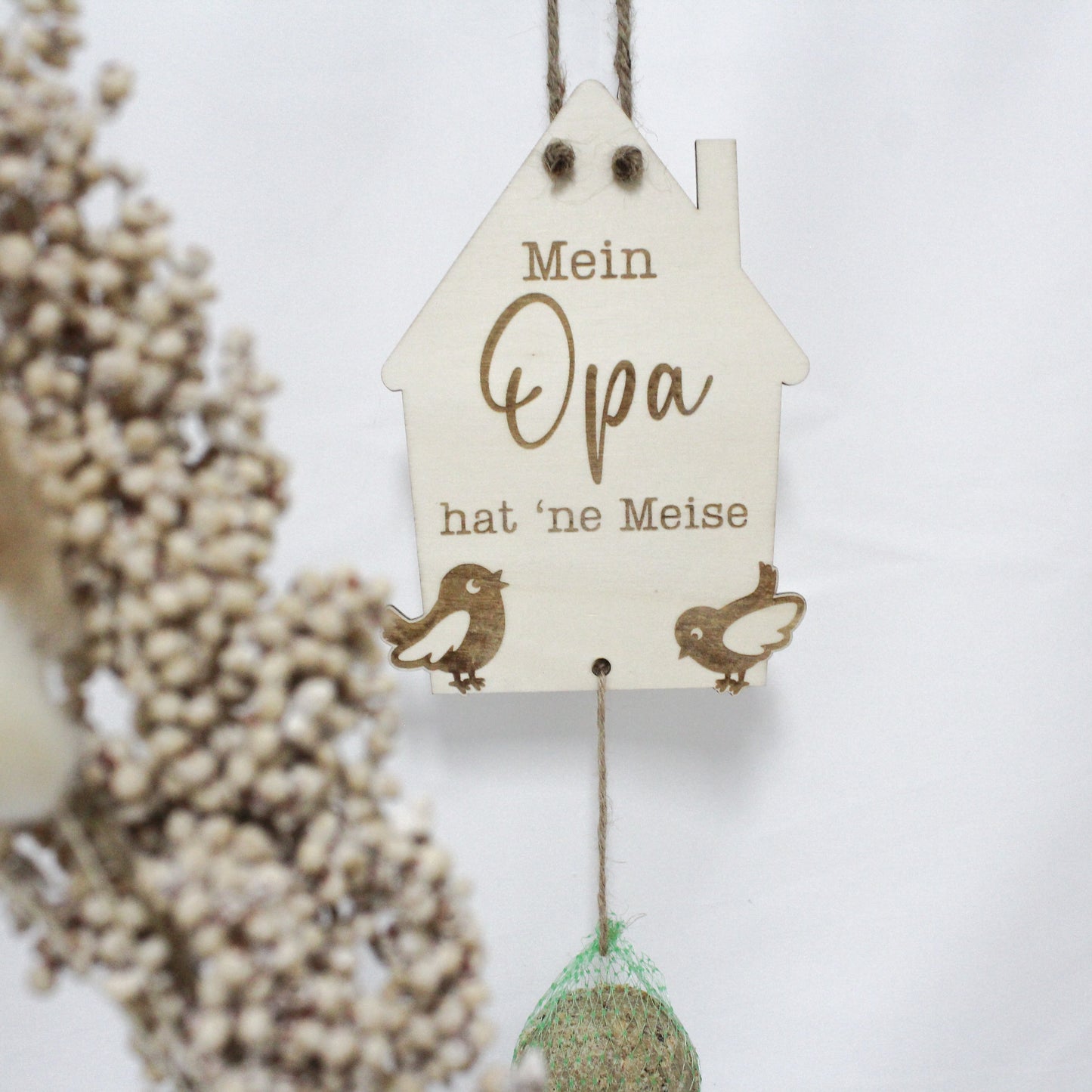 Vogelfutterstation "Opa hat 'ne Meise"