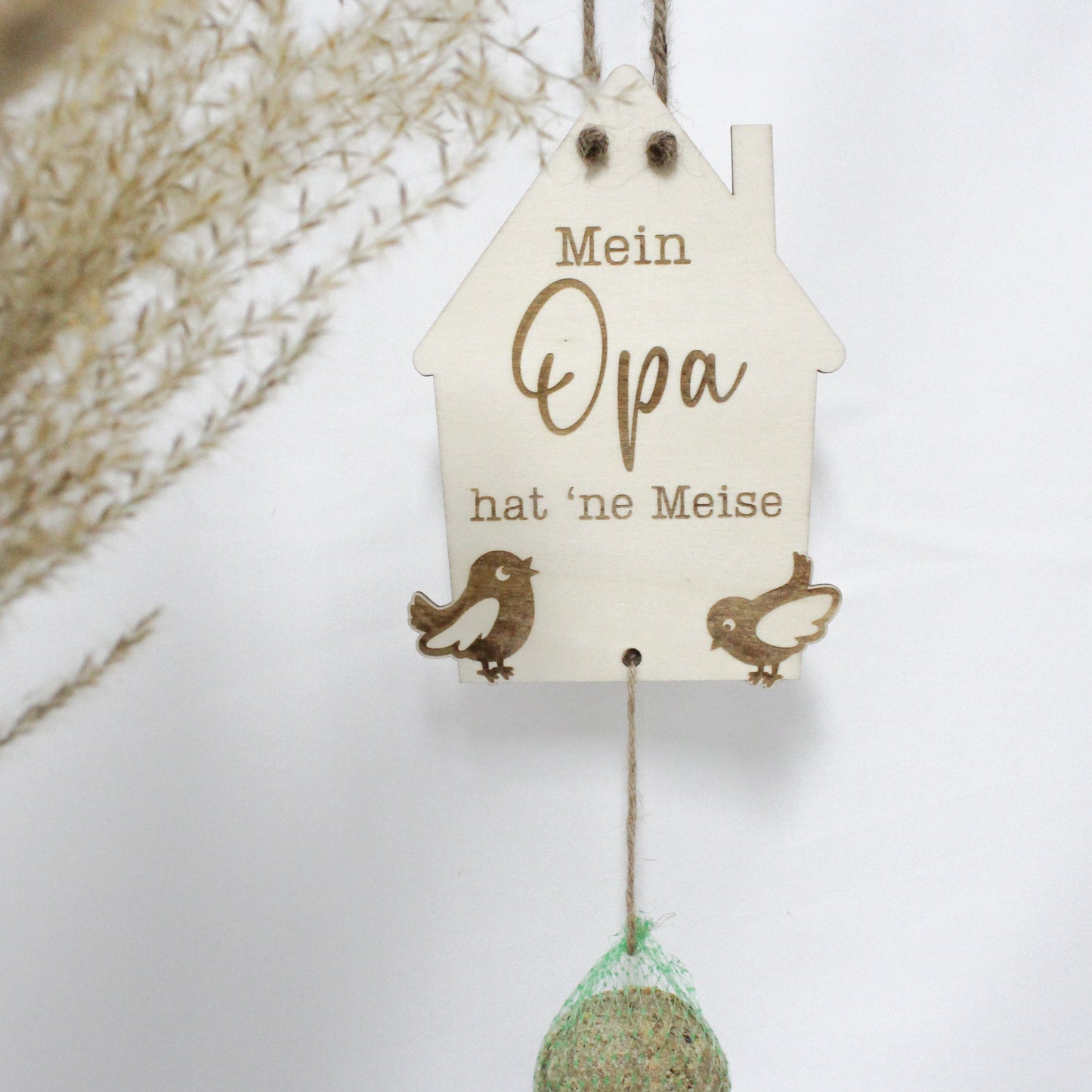 Vogelfutterstation "Opa hat 'ne Meise"