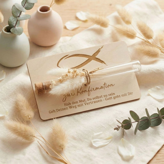 personalisierbares Geldgeschenk zur Konfirmation