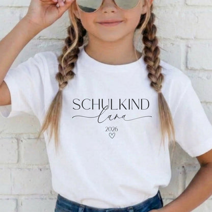 personalisiertes T-Shirt zur Einschulung