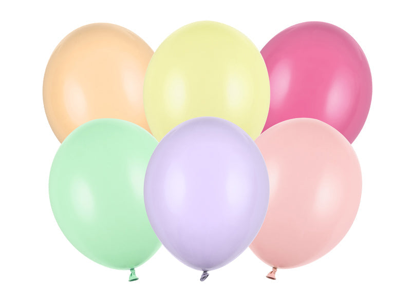 Luftballons 30cm, Pastel Mix 6Stk