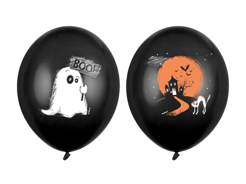 Halloween Luftballons 6 Stck