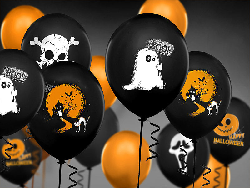 Halloween Luftballons 6 Stck
