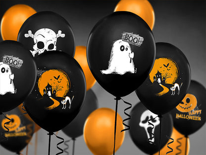 Halloween Luftballons 6 Stck