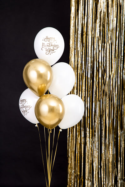 Luftballons 30cm, Happy Birthday To You, 6 Stck
