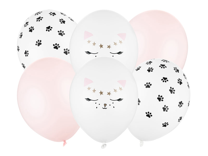 Luftballons Katze 6 Stck