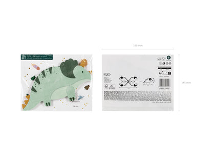 Servietten Triceratops