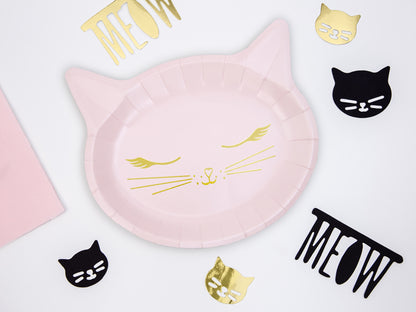 Pappteller Katze