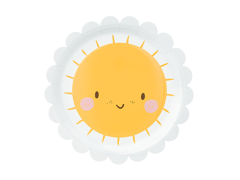 Pappteller Sonne