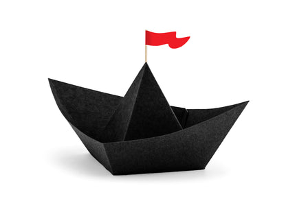 papierboot tischdeko Kindergeburtstag
